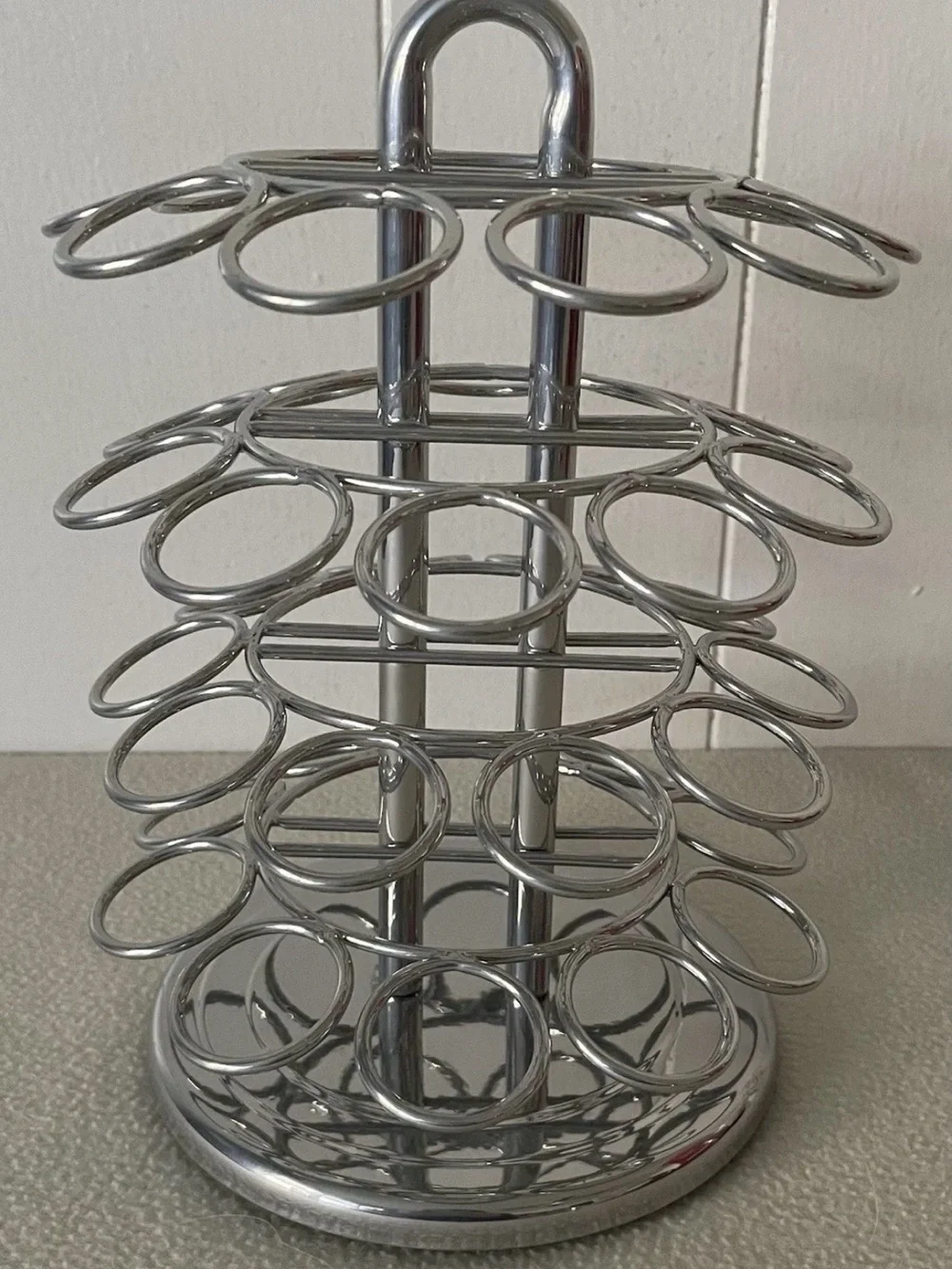 Nifty Solutions Chrome Coffee Capsule Carousel - Silver